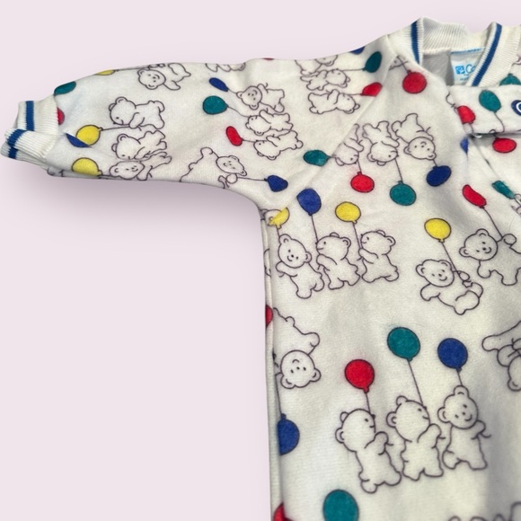 NWT Vintage Carter's Baby Bear And Balloon Sleep Sack One Size Up To 20 lbs - Picture 9 of 12